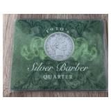 1910-S Silver Barber Quarter