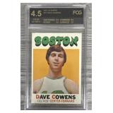 1971-72 Topps Dave Cowens Graded 4.5 Card