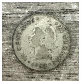 1952 Dominican Republic 25 Centaurs Coin