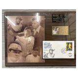 Rare Babe Ruth Commemorative Plaque