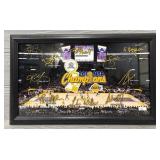 2010 LA Lakers Rare NBA Champs Framed