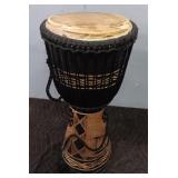 Vintage Hand Carved African Djembe Drum #2