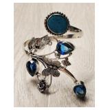 Turquoise & Blue Topaz Bracelet