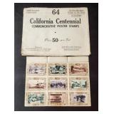 California Centennial Commeritive Stamps