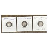 (3) 1-Gram Doomsday Silver