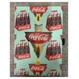 Coca-Cola Vintage 1oz Silver Colorized Shaped Sign