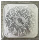 1oz Queens Beasts Silver Bar