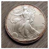 1oz 2001 Silver Eagle Dollar