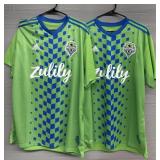 (2) Seattle Sounders Morris & Ruidiaz Jerseys