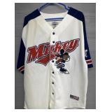 Disneyland Mickey Baseball Button-Up Jersey