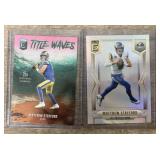 (2) Matthew Stafford Elite Football Cards