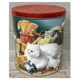 Tin Container Full of Emu & Ostrich Eggs