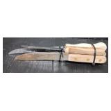 Variety of Vintage Kitchen Knives