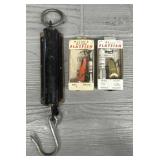 Copper Fishing Handy Scale & (2) Flat Fish Lures