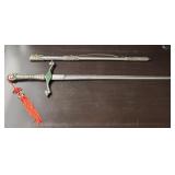 Wall Decor Sword w/ Sheath