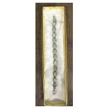 Sterling Silver Jade Bracelet