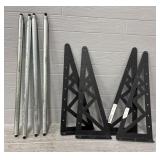 (2) Saferack Adjustable Tire Racks