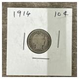 1914 Barber Dime