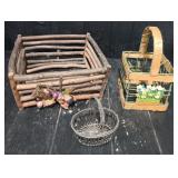 (3) Old Baskets