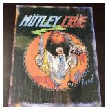 Metal 'Motley Crue' Sign