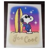 Metal 'Snoopy Joe Cool' Sign