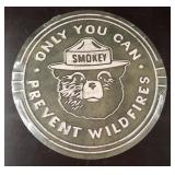 Metal 'Smokey, Prevent Wildfires' Sign