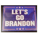Metal 'Let's Go Brandon' Sign