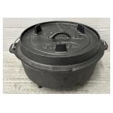 Heavy Overmont Cast Iron Dutch Oven