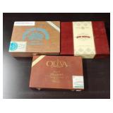 (3) Empty Cigar Boxes #1