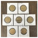 (7) Canadian $1 Coins #1
