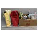 Assortment of Gift Wrapping Supplies