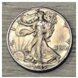 1945-P Walking Liberty Half Dollar