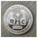 One Ounce RMC Silver Round #2