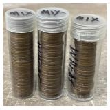 (150) Mixed Dates Wheat Pennies