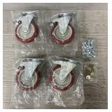 (4) Locking Casters