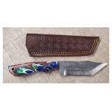 Steel Fixed Blade Knife w/ Sheath