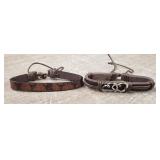 (2) Leather Bracelets