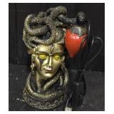 Medusa Bust Table Lamp