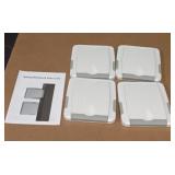 (4) Pack Sliding Door Locks