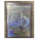 Holographic John Stockton Basketball Card