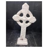 Cement Cross Statue Yard Decor