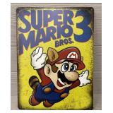 Super Mario Bros 3 Metal Sign