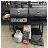 Char Griller Barbecue w/ Cover and Briquets