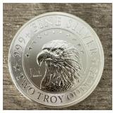 2oz Eagle/JM Silver Round #3