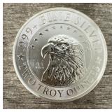 2oz Eagle/JM Silver Round #2