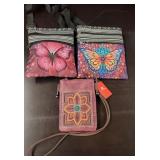 (3) Crossbody Hand Bags