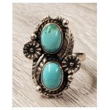 Sterling & Turquoise Ring #1