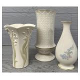 (3) Various Lenox Vases