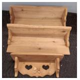 (3) Wood Wall Shelfs