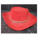 Red Western Hat